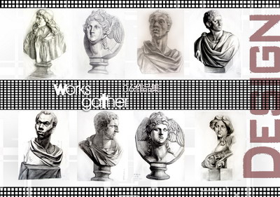 城市学院2006级环境艺术设计班学生专业基础设计作品