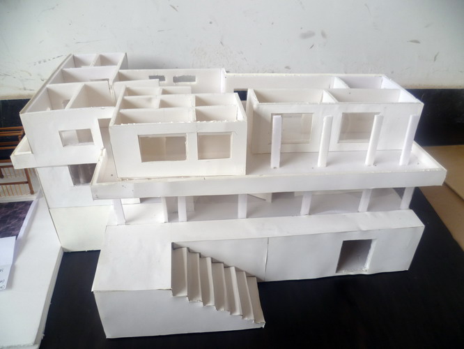 08级园林班模型制作作业