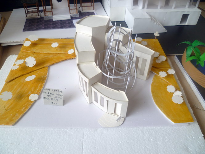 08级园林班模型制作作业