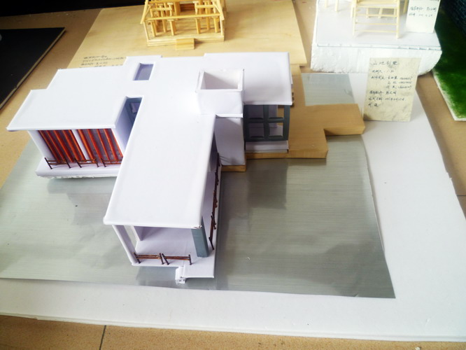 08级园林班模型制作作业