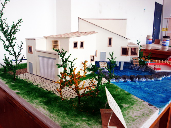 08级园林班模型制作作业