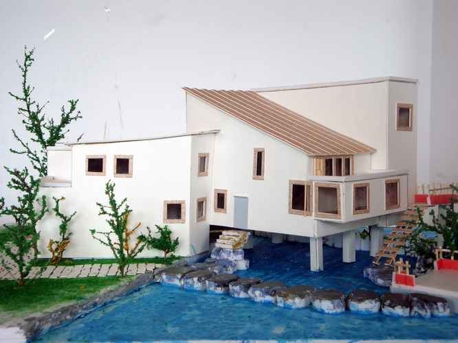 08级园林班模型制作作业