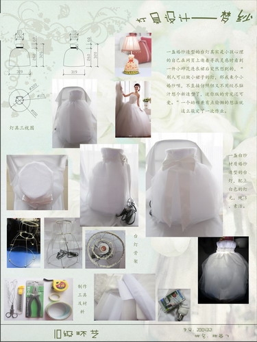 照明设计作品展示2-10环艺灯具设计（12-13学年下）