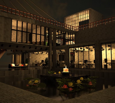 城市学院环境设计学生办公空间设计作品