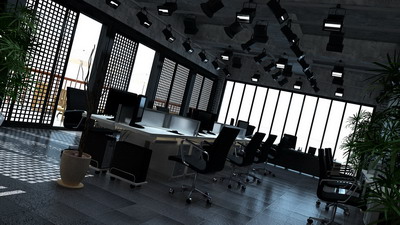 城市学院环境设计学生办公空间设计作品