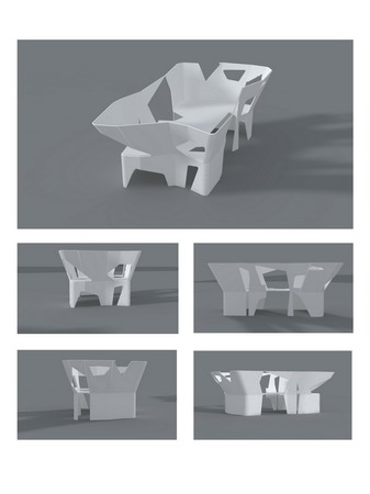 城市学院环境设计学生办公空间设计作品