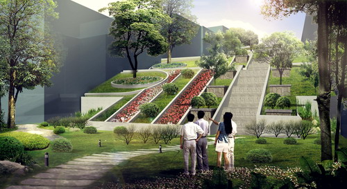 城市学院学生景观规划设计（实际案例）