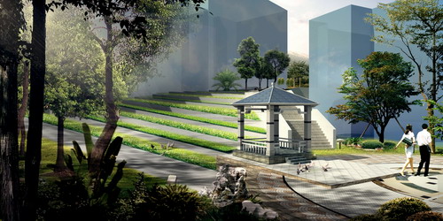 城市学院学生景观规划设计（实际案例）