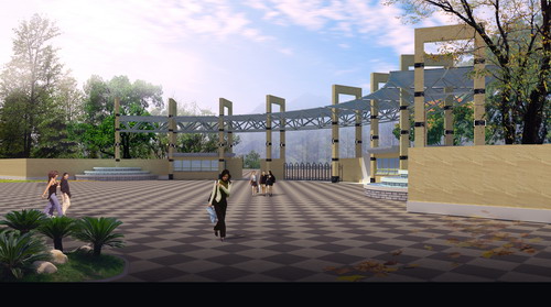 城市学院学生景观规划设计（实际案例）