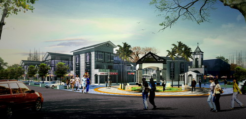 城市学院学生景观规划设计（实际案例1）