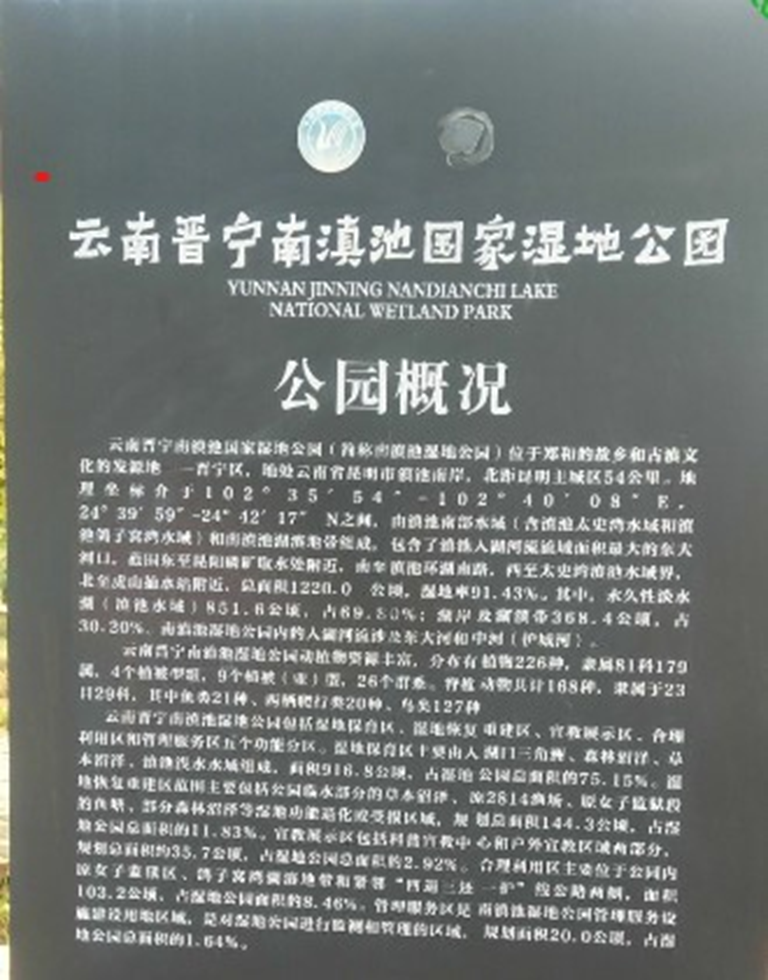  城院风采——南滇池国家湿地公园调研