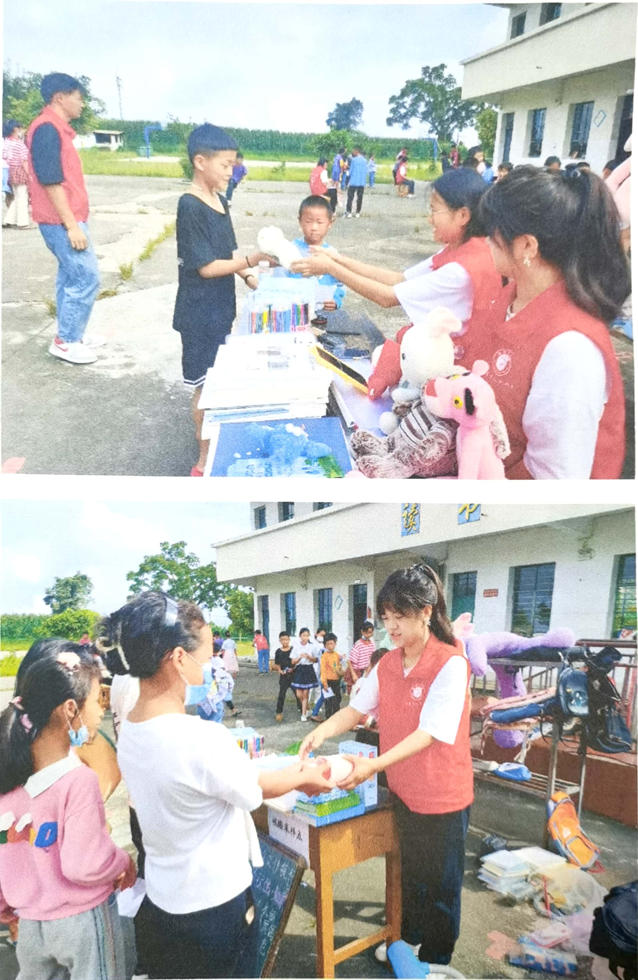 爱心助学物资捐赠，化春雨润物无声
